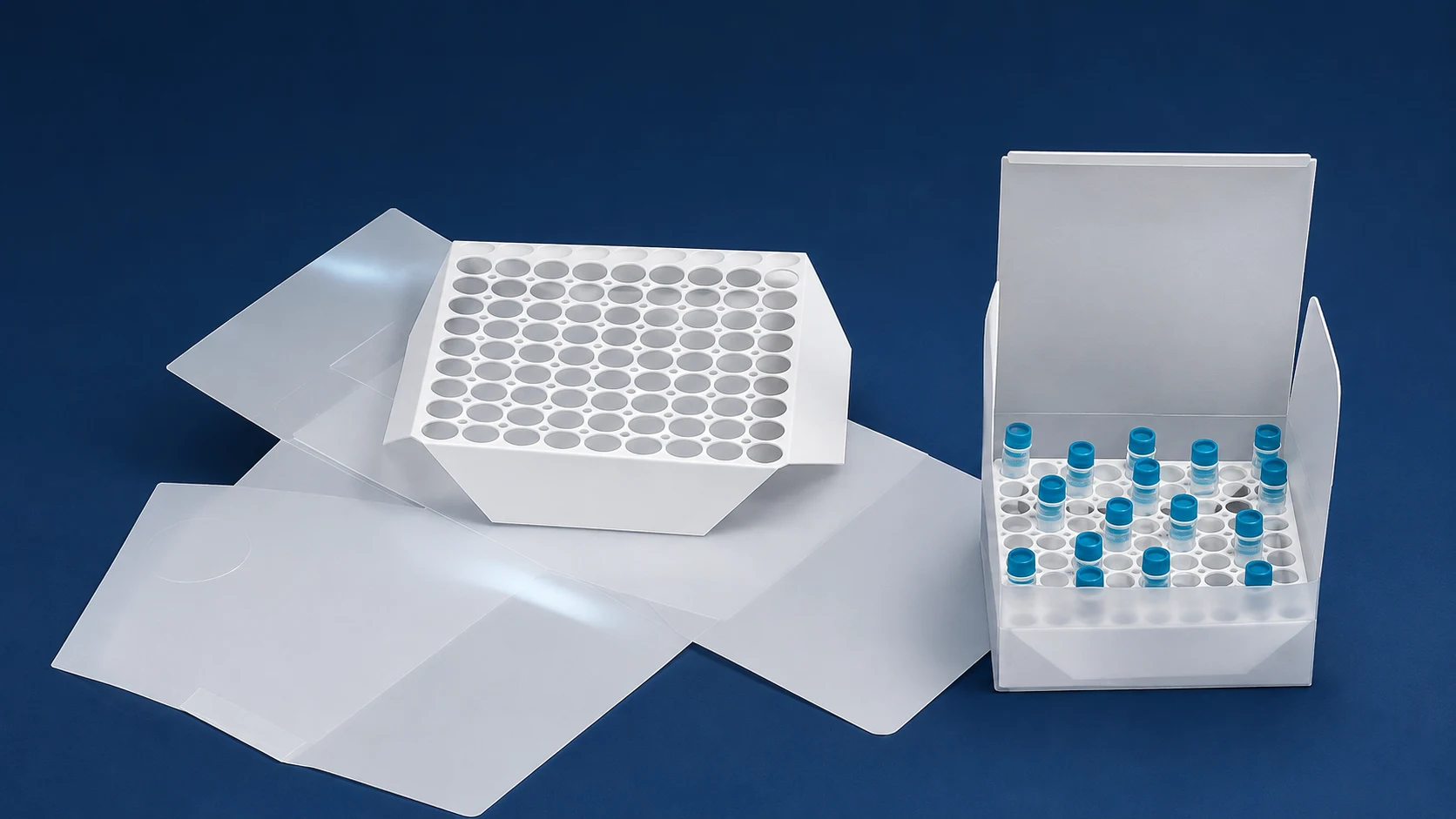 Caixas e bandejas em PP Corrugado PoliDello® para o segmento farmacêutico